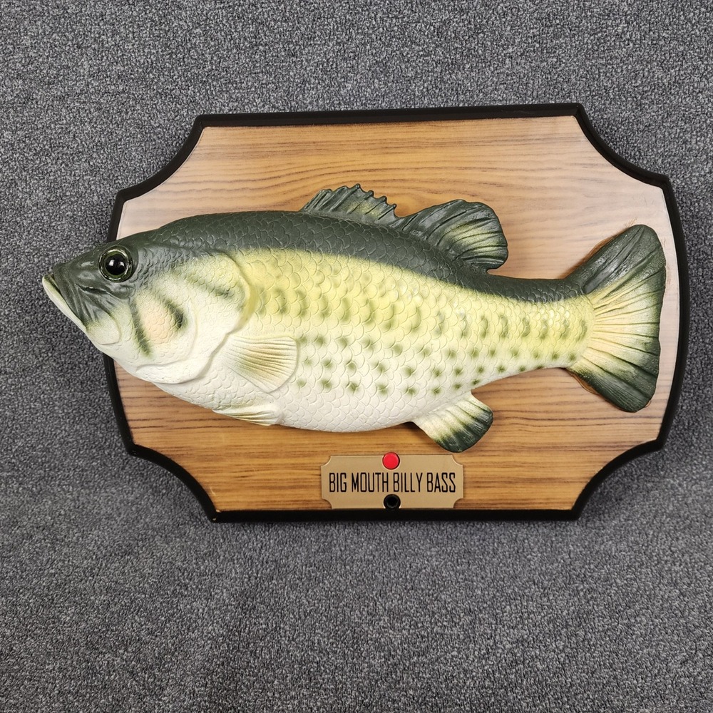 Vintage 1999 Gemmy Big Mouth Billy Bass Singing Sensation Animatronic Fish Works